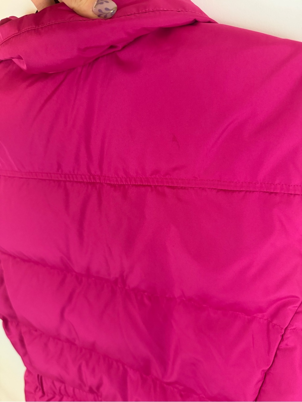 Lands’ End Girls Hot Pink Quilted Puffer Vest - Picture 7 of 7